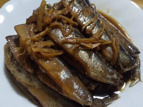 圧力鍋で骨ごと!いわしのしょうが煮